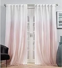 Exclusive Home Crescendo Lined Room Darkening Blackout Hidden Tab Curtain Panel Pair, 52