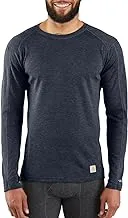Carhartt mens Base Force Heavyweight Polyester-Wool Crew Base Layer Top