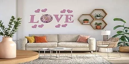 Home Concept Love Heart DIY Wall Clock, Multicolor