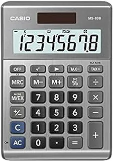 Casio MS-80B 8-Digit Desktop Calculator, Silver Small