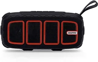 Geepas GMS11183 Bluetooth Rechargeable Speaker - Portable Wireless Speakers, Long Hours Playtime, 1200mAh Battery with Powerful Bass, TF Card, AUX, USB Playback - Loud Speaker for Home, Party, Outdoor