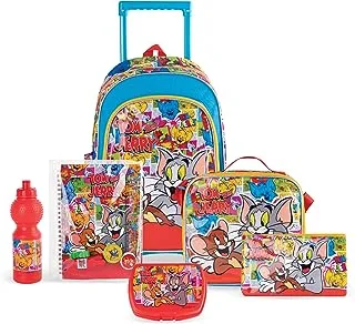 Trucare Warner Bros' Tom and Gerry Pop Art 6 in 1 Trolley Box Set, 16 Inch Size