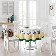 Villeroy & Boch French Garden Round Tablecloth, Tablecloth for Dining Tables, 70 Inches Round Multi