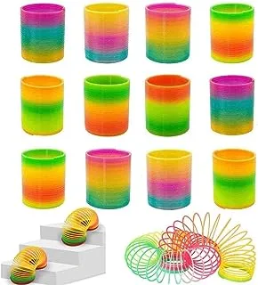 Colorful Rainbow Spring Coil Pack Of 12, Colorful