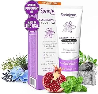 SprinJene Natural® Sensitivity & Gum Fluoride Free Toothpaste