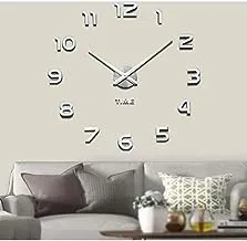 Home Concept AR-127-1 Non Ticking Movement DIY Decorative Wall Clocks, Multicolor