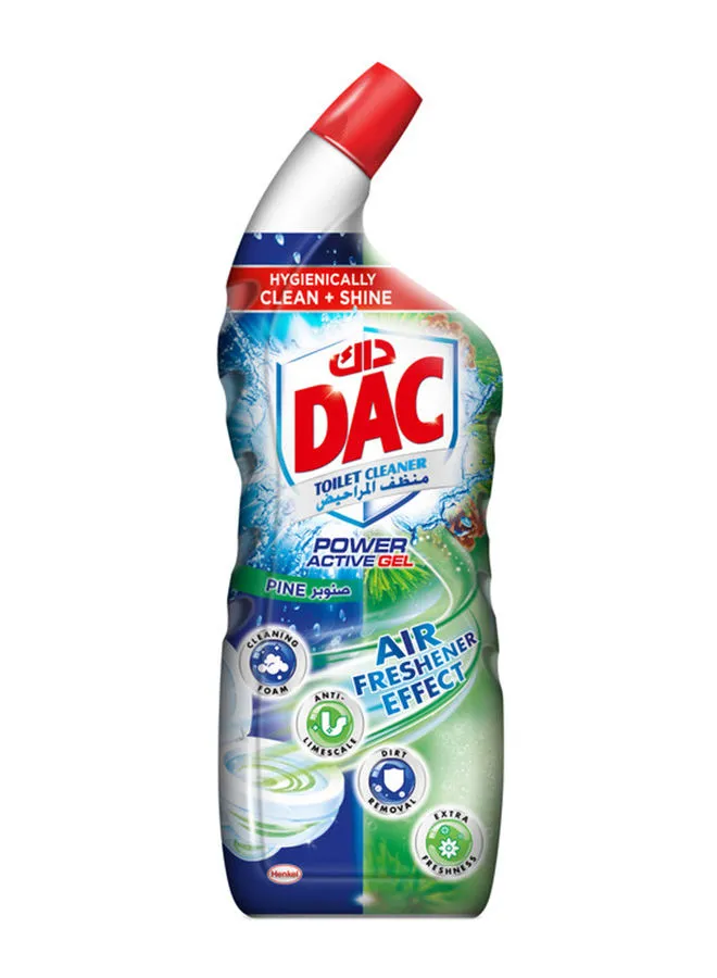 Dac Toilet Cleaner With Self Active Foam for 100 Percent Shine Pine Multicolour 750ml