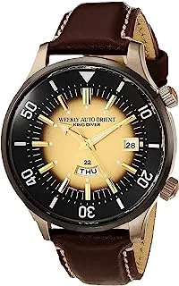 Orient Men's Japanese Automatic Diving Watch with Stainless Steel Strap, Silver, 20 (Model: RA-AA0D01B1HB)