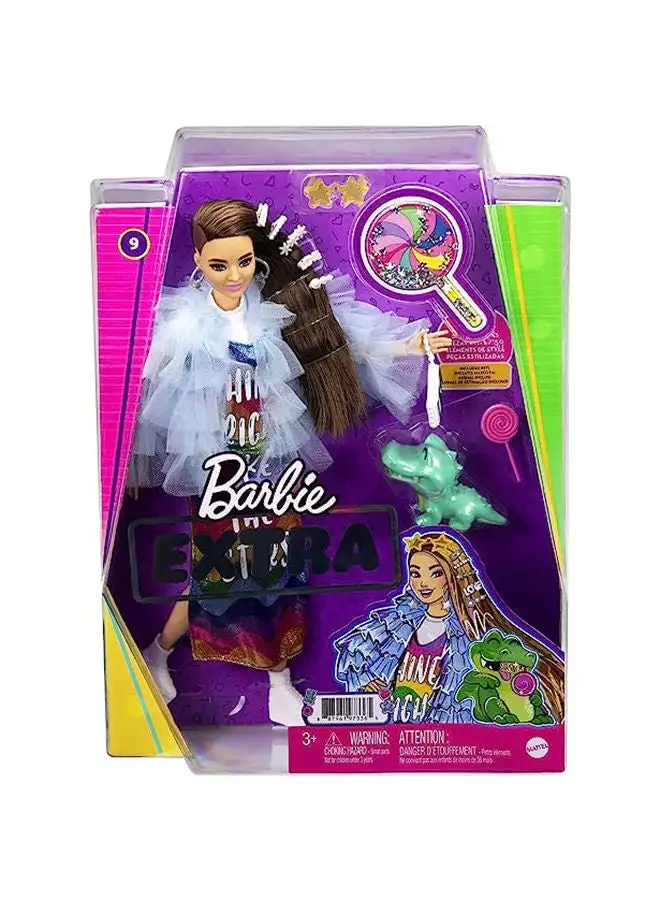 Barbie Barbie Extra Doll - Yellow Coat