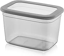 Foly Life Airtight Meal Prep storage box 2300ml with Locking Lids, Re-usable Plastic Food Storage Container, Stackable Kitchen Organizer Boxes, BPA Free & Microwave Freezer Dishwasher Safe