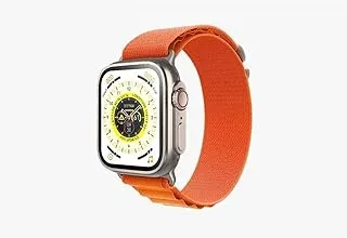 Green Lion Ultra Smart Watch 49Mm, Titanium/Orange(Strap)
