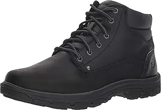 Skechers mens Relaxed Fit Segment Garnet Hiking Boot, Black, 7 US