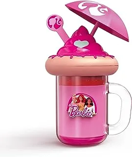 Mondo 40004 Barbie Freakshake-40004, Beach Make Up or Set, Includes 3 Lip Gloss, 3 Compact Blushes, 3 Applicators, 1 Wipe, 1 Secret Compartment, Multicolour