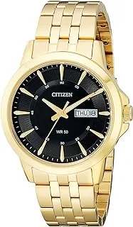 Citizen Quartz Mens Watch, Stainless Steel, Classic, Gold-Tone (Model: BF2013-56E), Gold-Tone, Quartz Movement