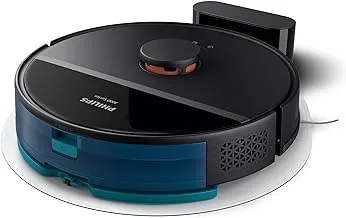 Philips Robotic Vacuum Cleaner and Mop - HomeRun App Enabled - 4000 pa Strong Suction Power - Up to 200 min Runtime - Self Charging - XU3000/01