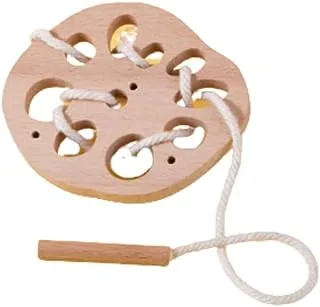 Baanoon String Toy for Kids, Beige, 3 Years & Up, Montessori, Improve Hand Motor Skills, Educational Toys 1 Piece