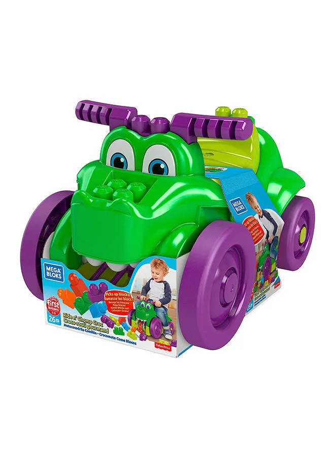 MEGA A Crocodile Ride On Building Block Toy