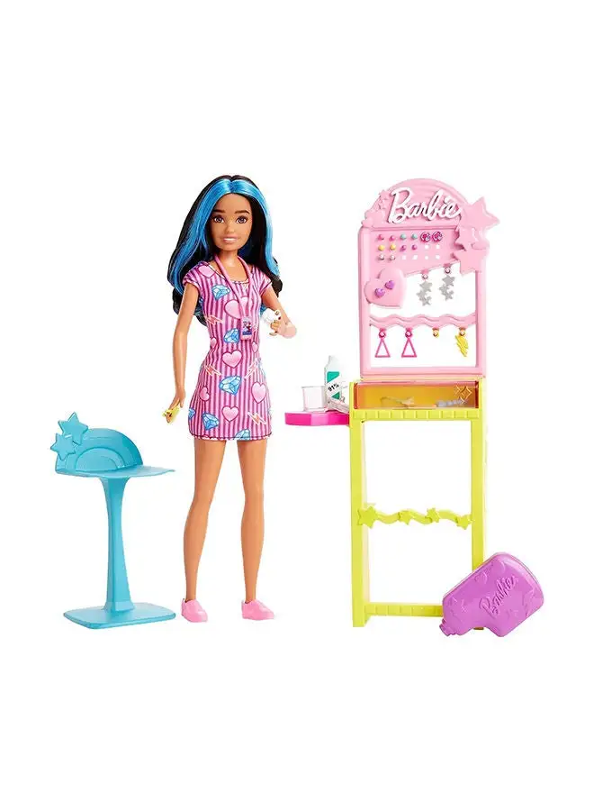 Barbie Barbie® Skipper™ First Jobs - مجموعة لعب ثقب الأذن