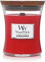 Crimson Berries Medium WoodWick Candle - 300ml