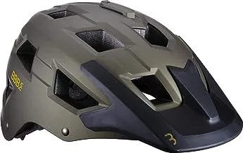 BBB Cycling, Adult MTB Mountain Bike Cycle Helmet with Large Visor for Trek and Trail Bikes, Camera Mount, ABS Shell, Nanga, BHE-54