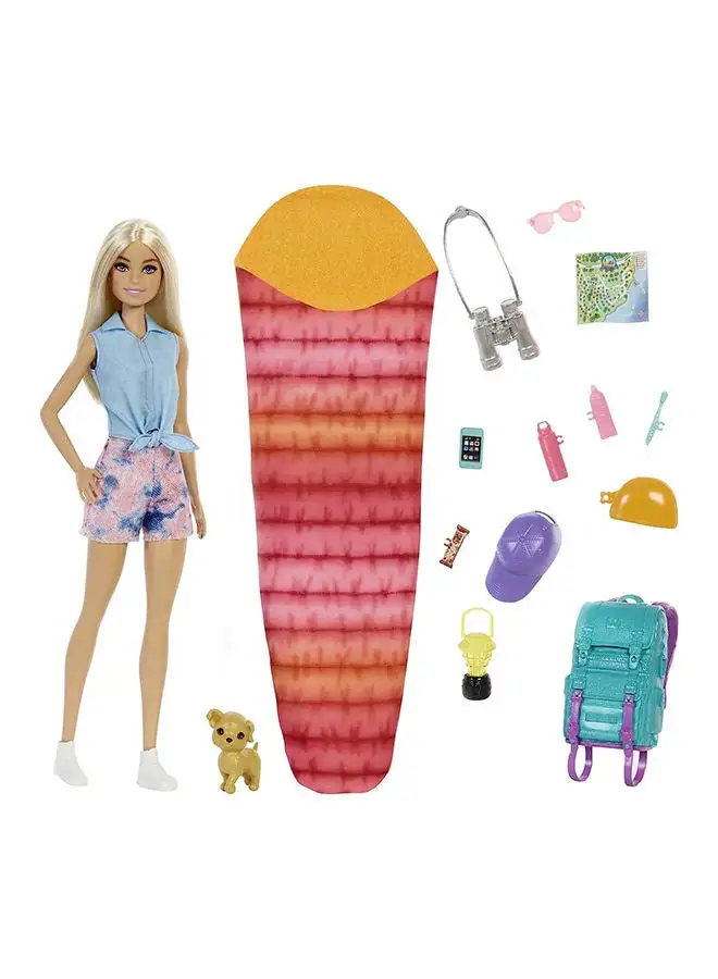 Barbie Barbie Camping Dolls + Piece Count-Doll 1