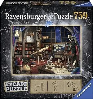 Ravensburger Escape Room Space Observatory 759 Piece Jigsaw Puzzle for Adults and Kids Age 12 and Up