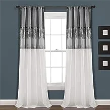 Lush Decor Night Sky Window Curtain Panel, Single, 42