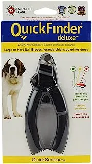 (Black) - Miracle Coat QuickFinder Deluxe Safety Nail Clipper