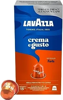 كبسولات قهوة لافاتزا كريما إي جوستو فورتي عبوة مكونة من 10 قطع