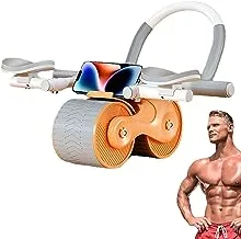 Automatic Rebound Abdominal Wheel - Ab Roller with Elbow Support - Perfect Abs Workout Equipment and Home Gym Equipment for Your Home Workout A,1