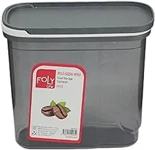 Foly Life Airtight Meal Prep storage box 1800ml with Locking Lids, Re-usable Plastic Food Storage Container, Stackable Kitchen Organizer Boxes, BPA Free & Microwave Freezer Dishwasher Safe