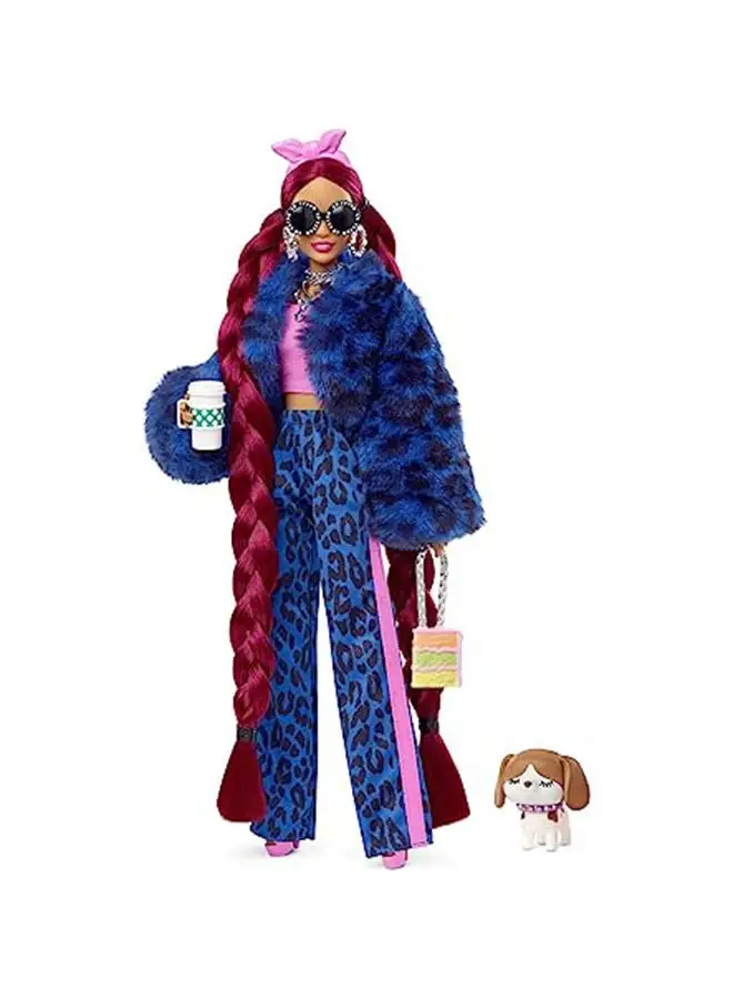 Barbie Barbie Extra Doll - Blue Leopard Track Suit