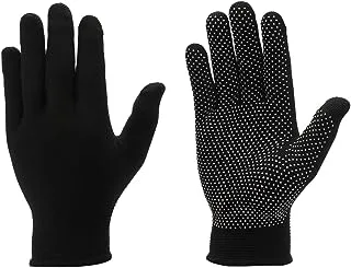 Lawazim Black Dotted Gloves MEDIUM|Safety|Personal Protective Equipment|Hand Protection|Lab gloves|Work Gloves|Non Sterile Gloves