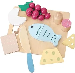 Baanoon Baby Food Set 1, Multicolor, 3 Years, Wood, Healthy Educational Habits, Fake Toys, 10 Pieces