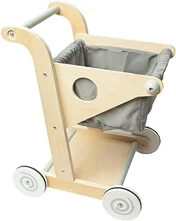 Baanoon Baby Stroller, Beige, 3 Years & Above, Wooden, Toddler Toys, Piece of 1