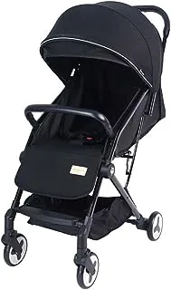 Bumble & Bird - Swyft Lightweight Travel Stroller - Black, 0-3 Years, Foldable, With Pockets, Full Recline Feature and Rotating U- bar Handle