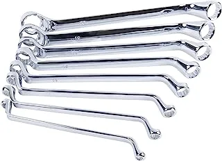 Performance Tool W1086 8Pc Offset Metric Box Wrench Set - Heavy-Duty Chrome Vanadium Steel Construction for Efficient Mechanics and DIY Enthusiasts