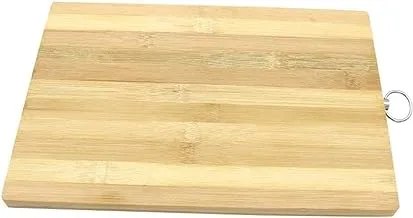 لوح تقطيع ECVV لوح تقطيع من الخيزران الخفيف للمطبخ العضوي من الخيزران لوح تقطيع من خشب الخيزران أدوات المطبخ (34 × 24 سم)