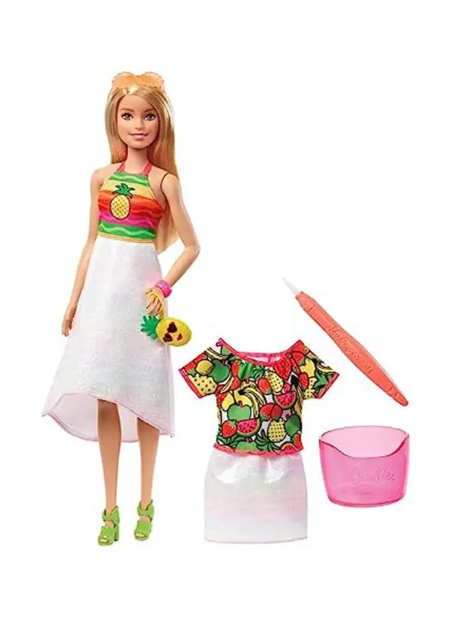 Barbie Barbie Crayola  Rainbow Fruit Surprise Doll And Fashions