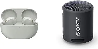 سوني WF-1000XM5 أفضل سماعات أذن لاسلكية بالفعل لإلغاء الضوضاء الفضية + مكبر صوت XB13 مجاني