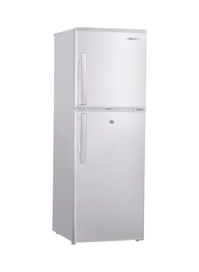 NIKAI 4.7 Cubic Feet Defrost Double Door Refrigerator with Temperature Control | with 2 Years Warranty NRF170N23W White