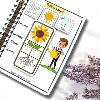 Reusable Kindergarten and Homeschool Activity Busy Binder for 3-5 Years Kids. Laminated, Non Tearable, Waterproof, A5 size