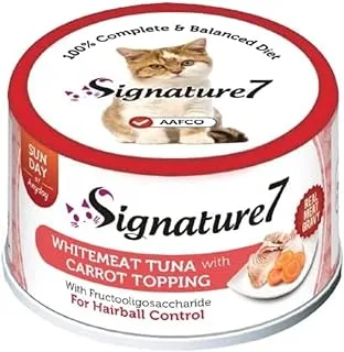Signature7 Whitemeat Tuna With Carrot Topping (Sun) Can 70G