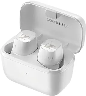 Sennheiser CX Plus True Wireless Earbuds Bluetooth In Ear Headphones for Music and Calls with Active Noise Cancellation, Customizable Touch Controls, Bass Boost, IPX4 and 24 hour Battery Life, White