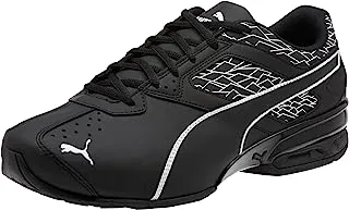 Men's TAZON 6 WIDE FRACTURE FM Cross Training Sneaker, Puma Black-Puma Black, 8