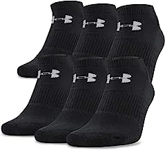 Under Armour Adult Cotton No Show Socks, Multipairs