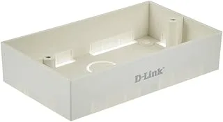 NBB-111 - صندوق خلفي D-Link للوجه الرباعي - 146 * 86 * 32 مم - مستطيل - لون أبيض