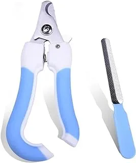 Pet Nail Clipper for Dogs and Cats, Dog Nail Trimmer with Nail File, Stainless Steel Nail Clipper, Dogs and Cats Nail Clippers with Safety Guard