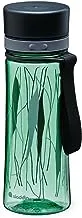 Aladdin Aveo Water Bottle 0.35L Basil Green Leaf Print - تصميم جديد | مانعة للتسرب | فتحة واسعة لتعبئة سهلة | خالية من BPA | صنبور شرب ناعم | مقاومة الرائحة والبقع | آمنة غسالة صحون