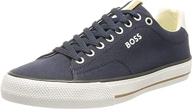 Hugo Boss AidenTenncvN Tennis Sneaker, Size 40, Dark Blue